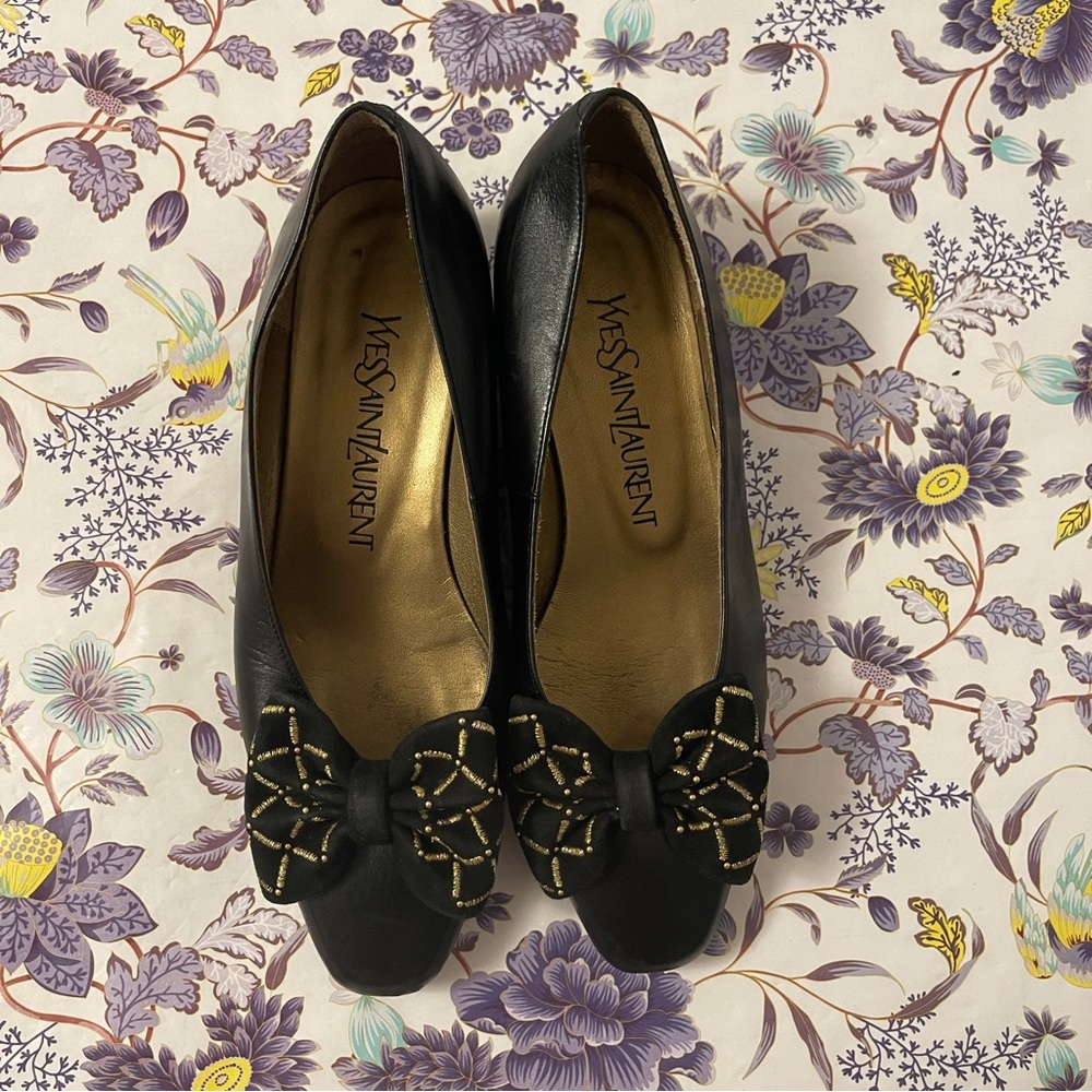 Yves Saint Laurent Black Women's Shoes 35 authentic